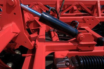 Hydraulic mechanisms of agricultural machinery and equipment.