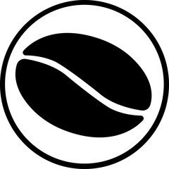 Coffee bean icon.Coffee bean icon isolated on white background. Line bean icon. Morning coffee vector.Caffeine, Coffee, Cappuccino, Mocha, Espresso, Americano.Roasted coffee beans exploding .
