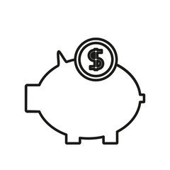 Banking and Finance Icon &ndash; Flat Vector Symbols for Money, Banking, and Investment