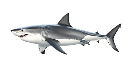 Fototapeta premium great white shark png