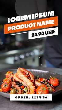 Animated Restaurant Food Promo Template