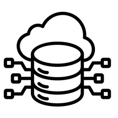 Big Data  Icon Element For Design