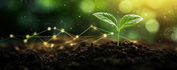 Seedling with Connection, Nature , Growth