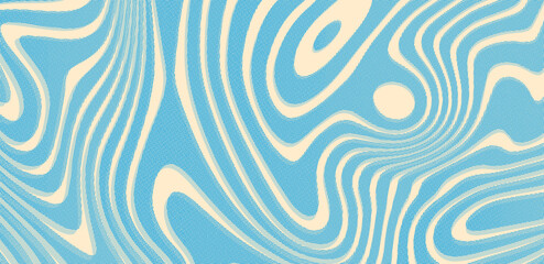 Blue Trippy Psychedelic or retro Texture Vector Illustration