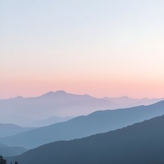 Fototapeta premium sunrise in the mountains