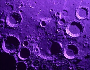 Purple lunar surface texture