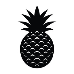 Obraz premium pineapple on black