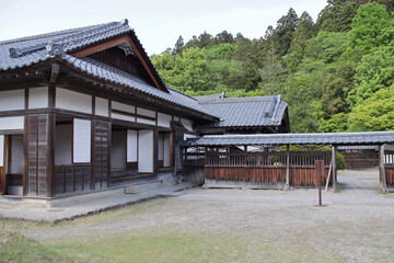 samourai's house (aizu bukeyashiki) in aizuwakamatsu in japan