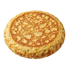 Golden Round Spanish Tortilla with Distinctive Texture.