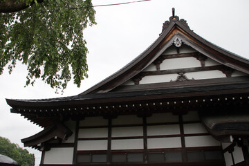 Naklejka premium buddhist (?) temple (shoan-ji) in kakunodate in japan