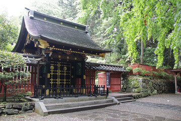 gate in a funerary complex (zuiho-den) in sendai in japan 