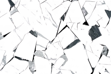See Shattered Glass Reflections on Black Background with Light and Dark contrast.
