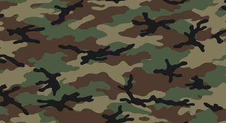 Seamless M81 Woodland Military Camouflage Pattern
Classic US Army Woodland Camo Texture
Four-Color Forest Camouflage Background
Tactical M81 BDU Camouflage Print Vector