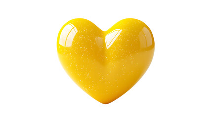 Fototapeta premium yellow heart png