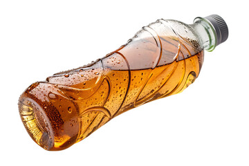 Liquid in twisted plastic bottle PNG Image