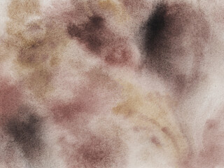 Fototapeta premium Warm Sepia Watercolor Paper Texture – Soft Brown and Beige Background