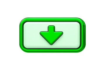 A green button with a downward arrow on it