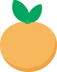 illustration of an orange