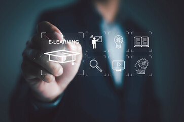 Through e-learning platforms students can develop their skills by attending online seminars, taking courses, and accessing a library of digital content such as videos tutorials and online media texts.