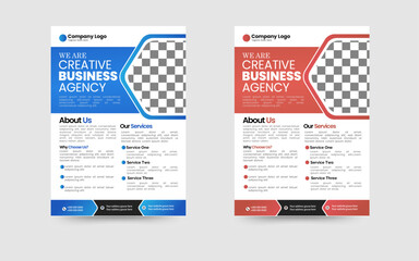 Business Flyer Template, perfect for any personal or corporate use. It’s ideal for any company project.	