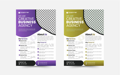 Modern vector business card design template with clean layout and professional elements for web and print use