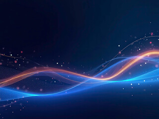 Halftone wave dotted background. Futuristic twisted pattern with dot, circles. Modern pop art for poster banner. Dotted texture poster design, blue banner. Wave pattern template. Vector