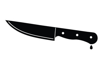 bloody knife vector icon © SreeAtul