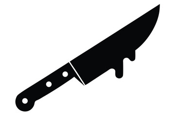 bloody knife vector icon © SreeAtul