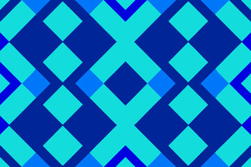 blue and white geometric pattern