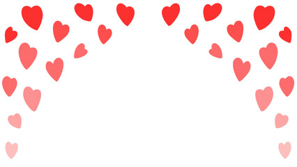 Heart background valentine's day love romantic design
