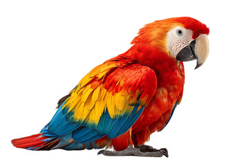 Obraz premium Vibrant Scarlet Macaw