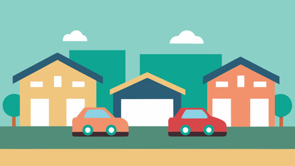 Fototapeta premium house and car