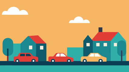 vector illustration of houses