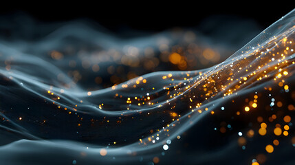 Big data technology data science analysis artificial intelligence generative ai deep learning machine learning algorithm neural flow network analytics innovation abstract futuristic. 3d rendering.