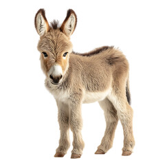 Fototapeta premium Adorable baby donkey foal.