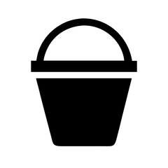 Bucket icon vector illustration