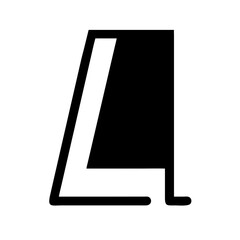 Floor mirror icon vector illustration