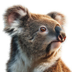 Koala close-up australia animal photography natural habitat eye-level transparent fur details