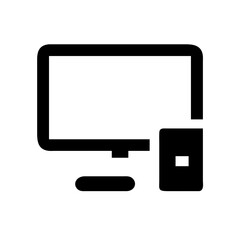 TV with remote icon vector illustration