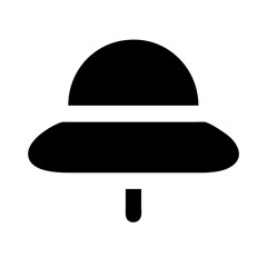 UFO icon vector illustration