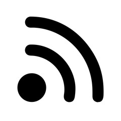 Wireless signal icon vector illustration