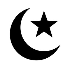 Witch moon star icon vector illustration