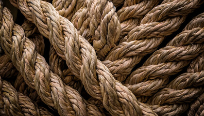 Fototapeta premium intricate design featuring rope patterns on textured fabric ideal for backgrounds and creative projects