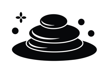 spa stones vector icon