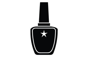 nail polish bottle vector icon
