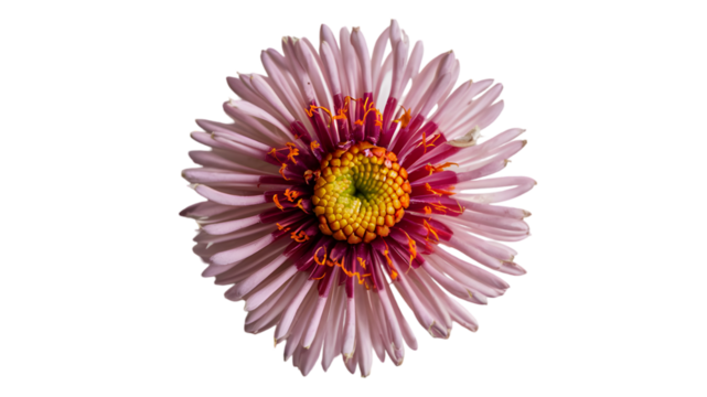 Flower's Delicate Elegance: A close-up shot captures the intricate beauty of a fully bloomed flower, revealing its layers of petals, vivid colors, and the center of the floral jewel.