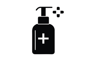 hand sanitizer vector icon