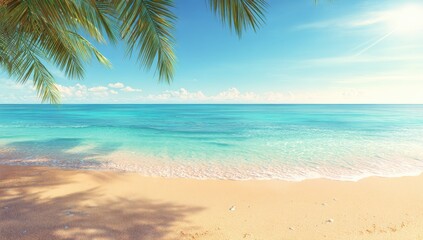 Fototapeta premium Tropical beach scene