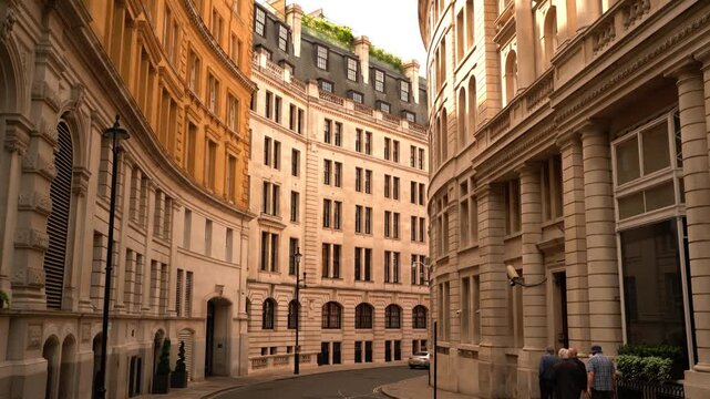 Elegant classic-style luxury apartments in London, showcasing timeless British architecture. Perfect for real estate, lifestyle, and travel content.