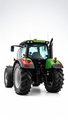 Obraz premium Rear view of a modern farm tractor